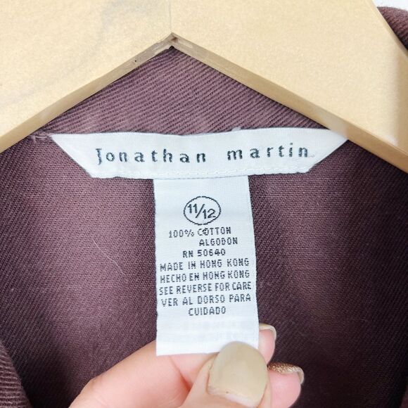 Jonathan Martin Brown Pearl Snap Button Denim Vest Sz S - Picture 5 of 5